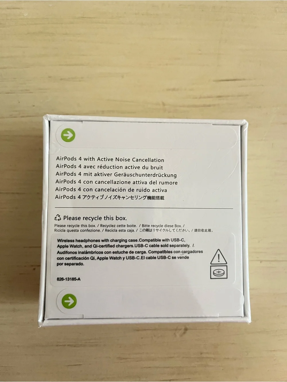 Apple AirPods 4 with Active Noise Cancellation - White